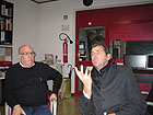 L’Assessore ai Lavori Pubblici Maurizio Mangialardi (destra) e Franco Giannini