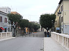 Il ponte del Corso II Giugno e via Carducci