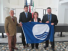 Presentazione Bandiera Blu 2010 a Senigallia: a sinistra Fernando Rosi