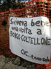 Protesta del CVC per i lavori a Borgo Coltellone
