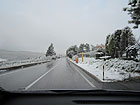 Neve lungo la strada da Sant’Angelo a Senigallia