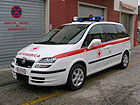 L’auto per il servizio di Guardia Medica della Cri Senigallia