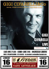 Volantino concerto Gigi Cifarelli