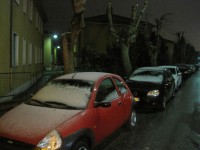 La neve inizia ad imbiancare Senigallia
