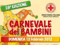 Locandina del Carnevale organizzato dalla Croce Rossa di Senigallia