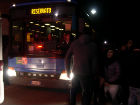 Coda per salire sul bus navetta e raggiungere Corinaldo sabato 31 ottobre