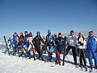 Il gruppo di sciatori dello Sci Club di Senigallia