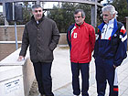 L’Assessore Campanile con Osvaldo Perini e Franco Mosca della Società Atletica Senigallia