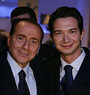 Silvio Berlusconi ed Enrico Rimini
