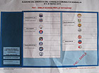 Scheda per le Elezioni Comunali di Senigallia (fac-simile)