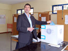 Maurizio Mangialardi al voto