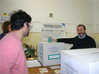 Fabrizio Marcantoni al voto