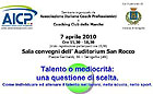 Locandina del seminario a Senigallia sul coaching