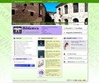 Home page del sito della biblioteca di Senigallia