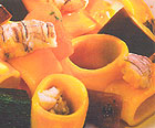 Paccheri con canocchie e verdure, ricetta "Arrecife - Sapore di Mare" di Senigallia