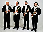 Quartetto Italiano di Flauti: Albino Mattei, Mario Puerini, Vittorio Farinelli, Francesco Santucci