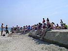Studenti in visita alla foce del Cesano di Senigallia