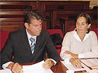 Maurizio Mangialardi e Paola Curzi