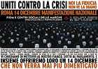 Volantino manifestazione 14 dicembre a Roma