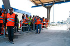Il nuovo casello autostradale di Senigallia: gli operai