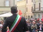 Il discorso del Sindaco Mangialardi in piazza Roma, il 25 aprile 2011