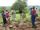 Con i contadini in Swaziland
