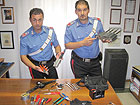 Materiale per lo scasso e l’inibizione degli allarmi sequestrato dai Carabinieri