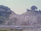 Una scena del film "La belva col mitra" girato a Senigallia nel 1977: la cava di San Gaudenzio