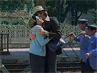 Una scena del film "La belva col mitra" girato a Senigallia nel 1977: ecco la stazione ferroviaria