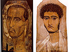 Esempio dei ritratti della necropoli del Fayyum