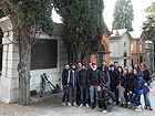 Gli studenti del Liceo Medi al Cimitero delle Grazie di Senigallia per un omaggio ai patrioti cittadini