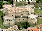 Rocca roveresca di Senigallia, vista aerea