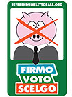 logo del comitato referendario “Firmo, Voto Scelgo”